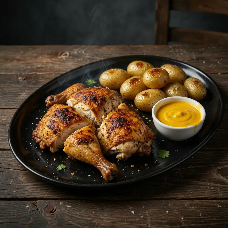 Medio pollo broaster