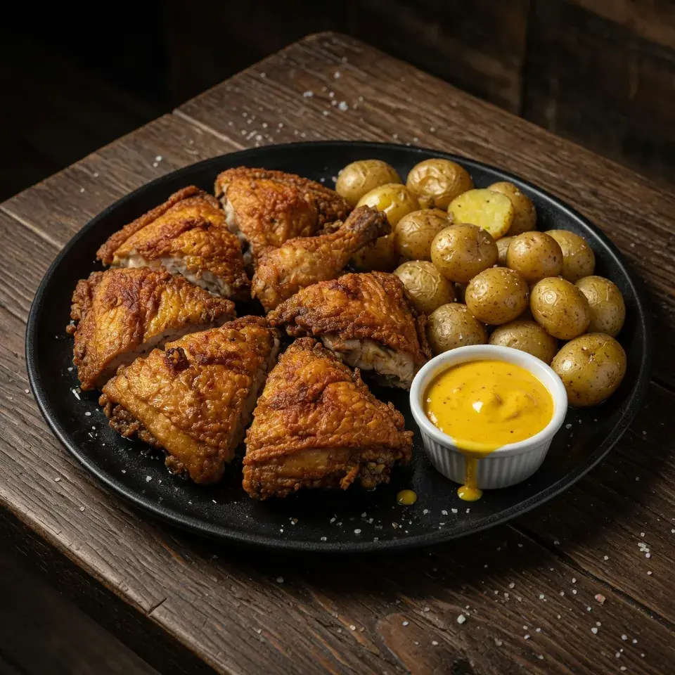 Pollo entero broaster